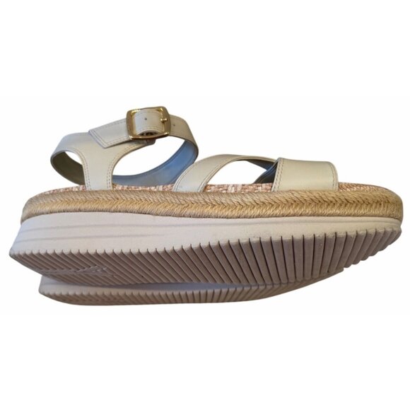 Vionic Mar Size 7.5 Strappy Platform Sandal - Cream NWOB $135 - Picture 5 of 12